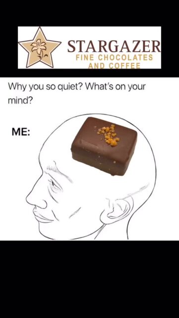 What’s on your mind?

#stargazerfinechocolatesandcoffeebar #denverchocolate #chocolateshop #denversmallbusiness #denverfamilybusiness