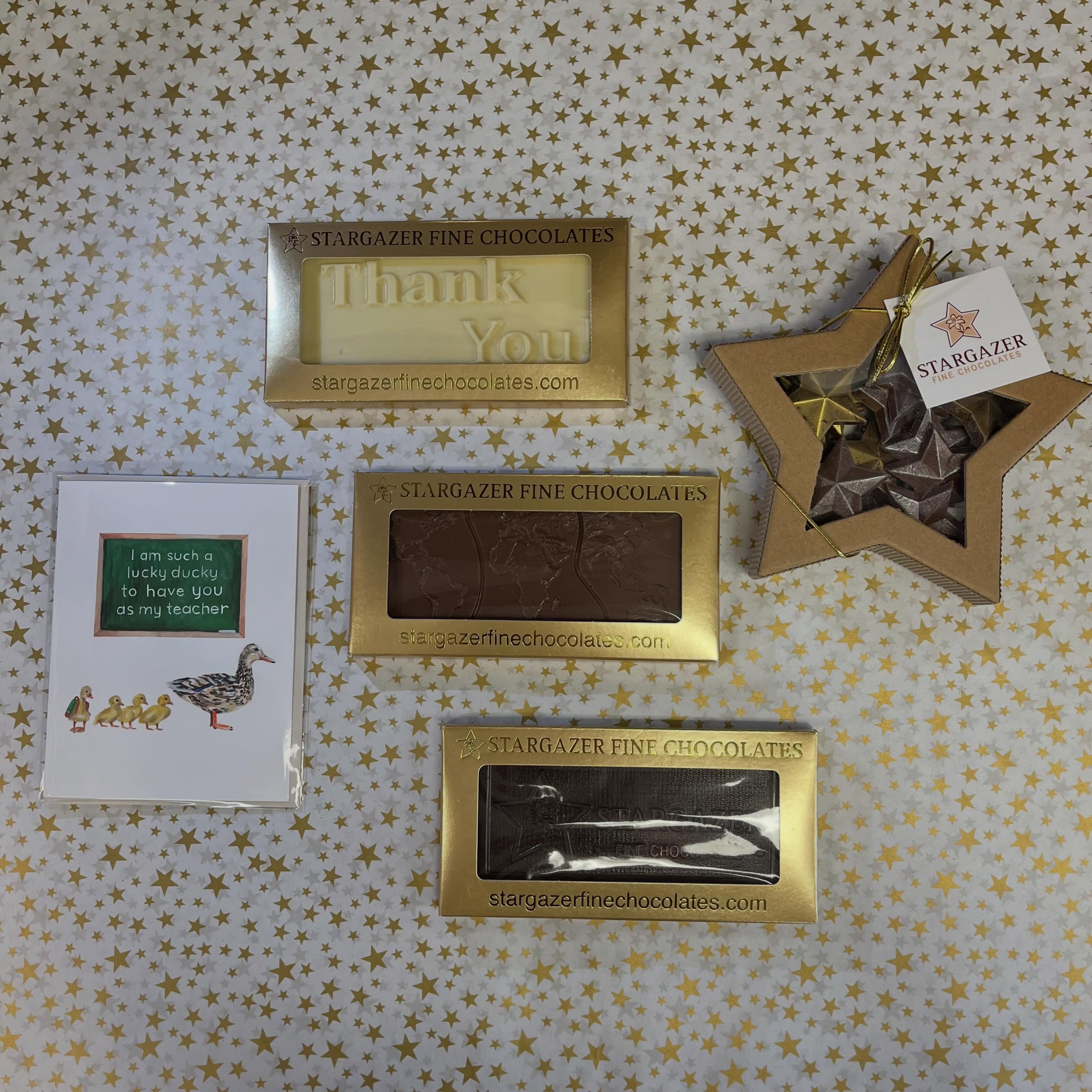 As the school year draws to an end, treat the teachers in your life to some delicious chocolate as a thank you for the impact they make in your lives and in the world!
And be sure to grab a sweet card made by local artist @lanasshop!
Thank you dear teachers!
#teacherappreciationgift #denverteachers #stargazerfinechocolatesandcoffeebar #denverchocolate #familybusiness❤️