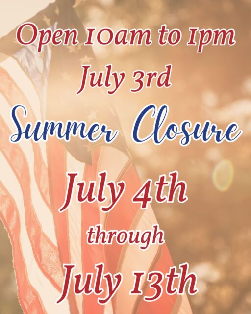 A little heads up! 
We will be open on Friday July 3rd from 10am to 1pm to give you a chance to stock up for your July 4th plans. 
We will stay closed until July 14th for a summer break. 

We hope you enjoy the sunshine and look forward to seeing you again up our return!

#fourthofjulychocates #stargazerfinechocolates #familybusiness #denverchocolate