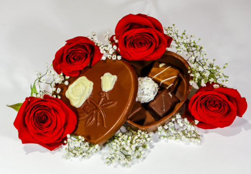 Edible Valentine’s Chocolate Box with Truffles